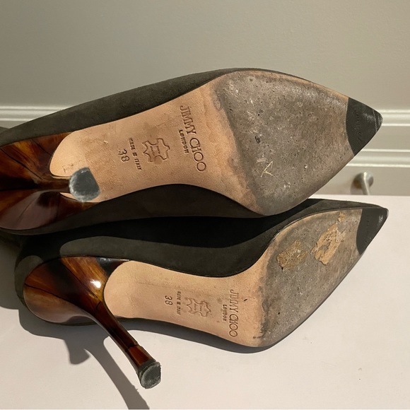 Jimmy Choo chocolate shearling boots size 38 - Picture 6 of 16